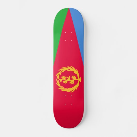 Eritrea Flag Skateboard (Voorkant)