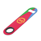 Eritrea Flag Speed Flessenopener (Voorkant Gekanteld)