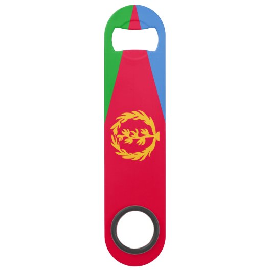 Eritrea Flag Speed Flessenopener (Achterkant)
