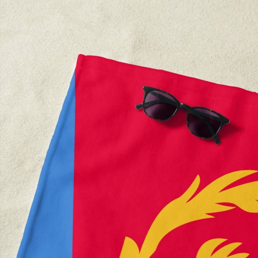 Eritrea Flag Strandlaken (In situ)