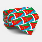 Eritrea Flag Stropdas (Opgerold)
