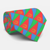 Eritrea Flag Stropdas (Opgerold)