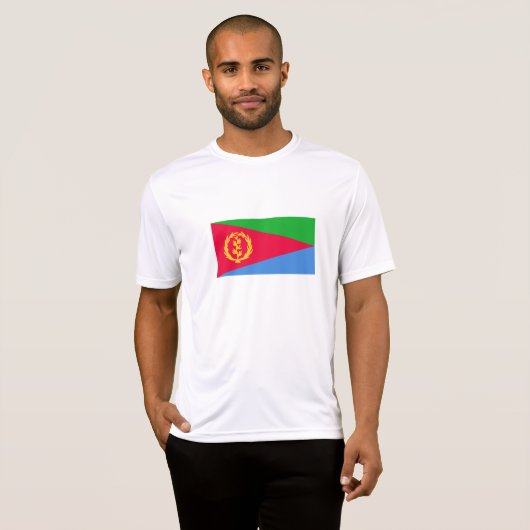 Eritrea Flag T-shirt (Voorkant volledig)
