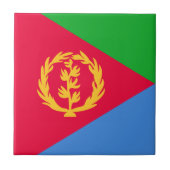 Eritrea Flag Tegeltje (Voorkant)