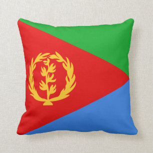 Eritrea Flag x Flag Pillow Kussen