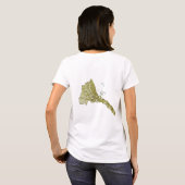 Eritrea Flag x Map T-Shirt (Achterkant volledig)