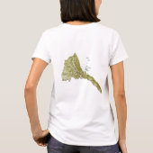 Eritrea Flag x Map T-Shirt (Achterkant)