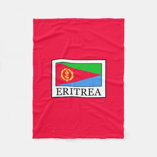 Eritrea Fleece Deken (Voorkant)