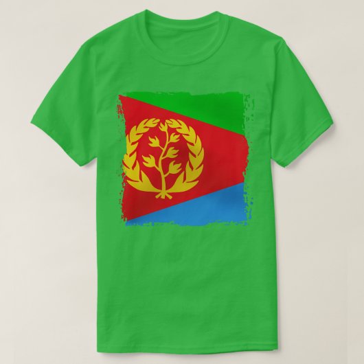 Eritrea kunstwerk t-shirt (Design voorkant)
