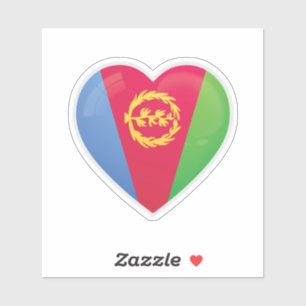 Eritrea Liefdesicoon Sticker