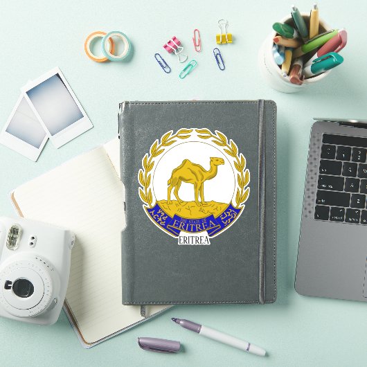 Eritrea National Emblem Patriotic Sticker (iPad Cover)