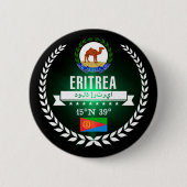 Eritrea Ronde Button 5,7 Cm (Voorkant)