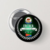 Eritrea Ronde Button 5,7 Cm (Voorkant /achterkant)
