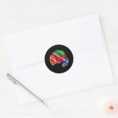 Eritrea Ronde Sticker (Envelop)