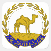 eritrea vierkante sticker (Voorkant)