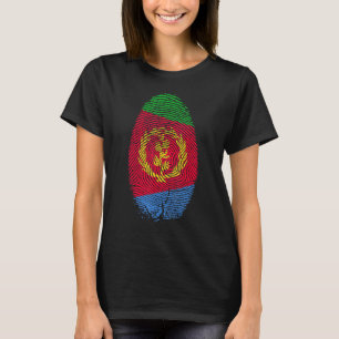 Eritrea Vlag in mijn DNA voor Erit T-shirt