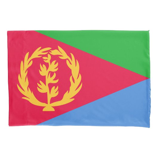 Eritrea Vlag Kussensloop (Voorkant)