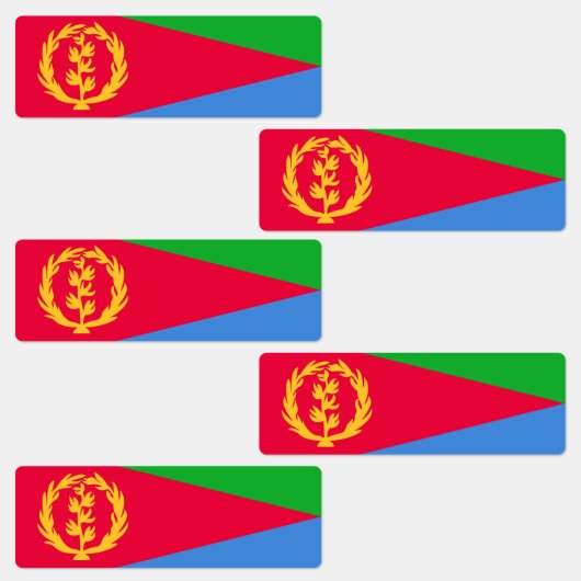 Eritrea Vlag Labels (Groep)