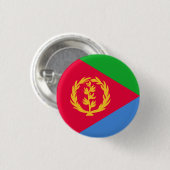 Eritrea Vlag Ronde Button 3,2 Cm (Voorkant /achterkant)
