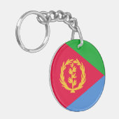 Eritrea Vlag Sleutelhanger (Voorkant Links)