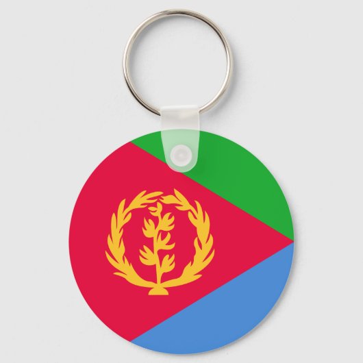 Eritrea Vlag Sleutelhanger (Voorkant)