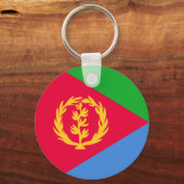 Eritrea Vlag Sleutelhanger (Achterkant)
