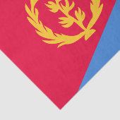 Eritrea Vlag Tissuepapier (Detail)
