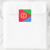 Eritrea Vlag Vierkante Sticker (Tas)
