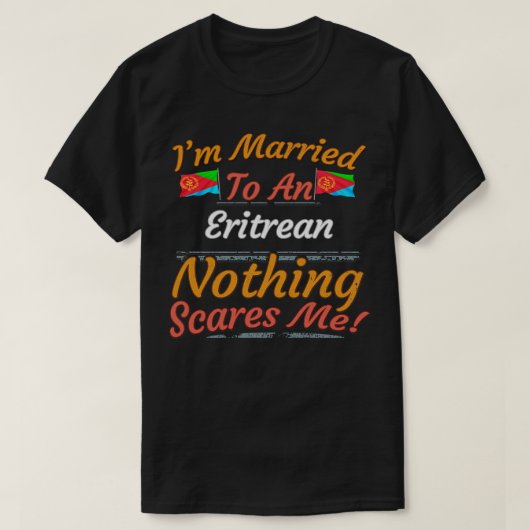Eritrea Vlag Vlinder Cadeau voor Eritreeërs Uit Er T-shirt (Design voorkant)