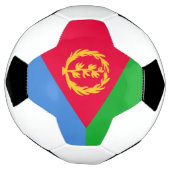 Eritrea Vlag Voetbal (Gedraaid)