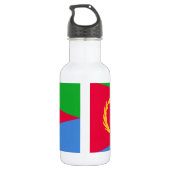 Eritrea Vlag Waterfles (Achterkant)
