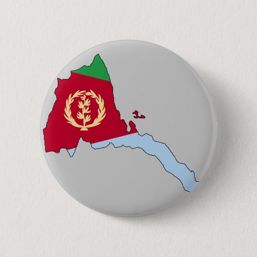 Eritrea vlagkaart ronde button 5,7 cm (Voorkant)