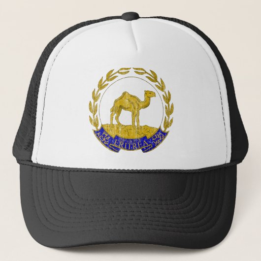 Eritrea wapenschild trucker pet (Voorkant)