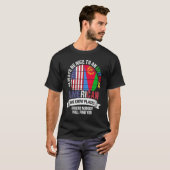 Eritrean American We know Places where Eritrea Fla T-shirt (Voorkant volledig)