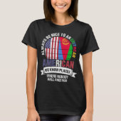 Eritrees Amerikaan We kennen de vlag van Eritrea T-shirt (Voorkant)