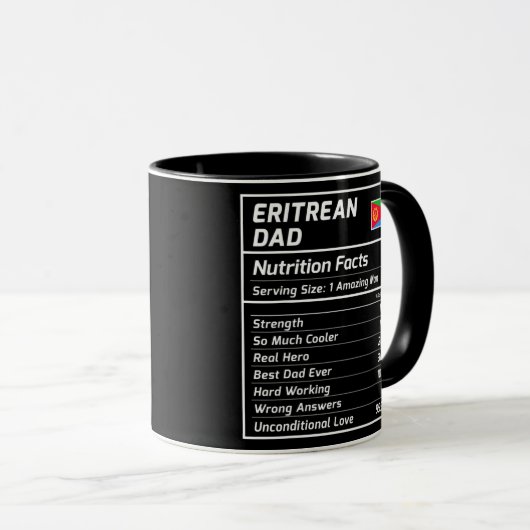 Eritrese pap Nutrition schrijft over Eritrea Mok (Voorkant rechts)