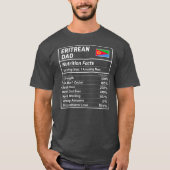 Eritrese pap Nutrition schrijft over Eritrea T-shirt (Voorkant)