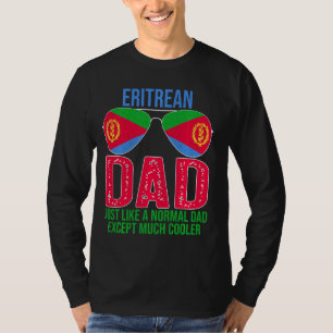 Eritrese Vader Eritrea Vlag Zonnebril Vader T-shirt