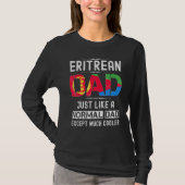 Eritrese Vaderdag Eritrese Vlag Mannen Birthda T-shirt (Voorkant)