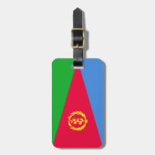 Eritrese vlag bagagelabel (Voorkant verticaal)