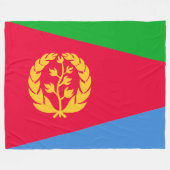 Eritrese vlag (Eritrea) Fleece Deken (Voorkant (Horizontaal))