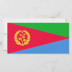Eritrese vlag (Eritrea) Kaart