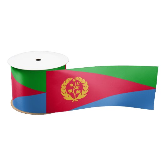 Eritrese vlag (Eritrea) Lint (Spoel)