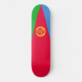 Eritrese vlag (Eritrea) Skateboard (Voorkant)