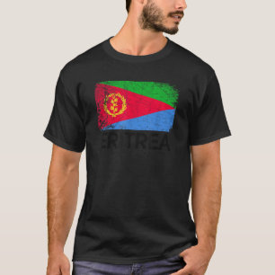 Eritrese vlag gemaakt in Eritrea Gift T-shirt