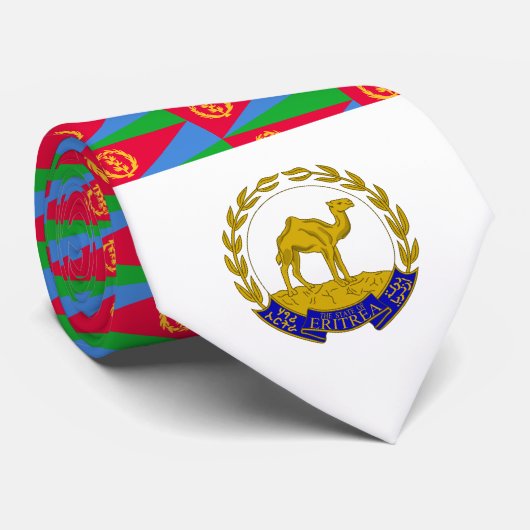 Eritrese Vlag & Nationaal embleem, Vlag van Eritre Stropdas (Opgerold)