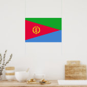 Eritrese vlag poster (Keuken)