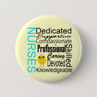 Erken een verpleegster: Verpleegkundigen herkennen Ronde Button 5,7 Cm