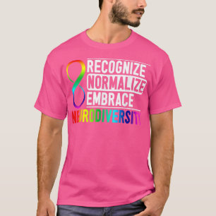 Erken Normaliseren Brace Neurodiversity ADHD Aw T-shirt