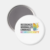 Erken Normaliseren Brace Neurodiversity ADHD Magneet (Voorkant / Achterkant)